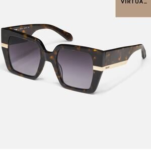 NWT Quay Australia women’s Notorious 50mm Neutral Smoke sunglasses